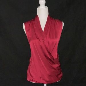 Silk theory pink tank